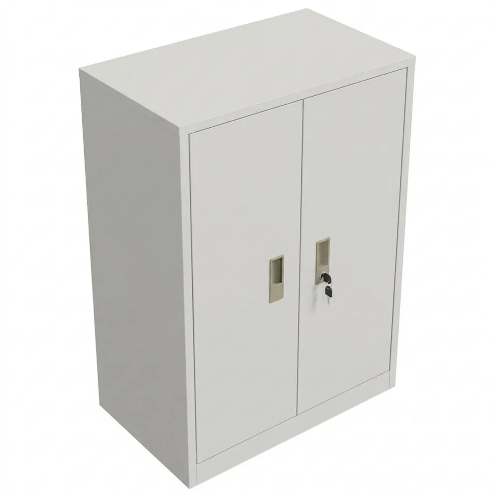 Moderner Stahlschrank für Büro, abschließbar, 60x40x90 cm